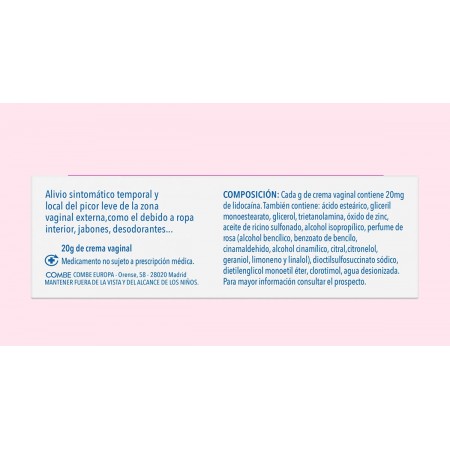 DERMOVAGISIL 20 MG/G CON LIDOCAINA CREMA VAGINAL 20 G