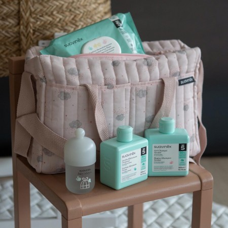 SUAVINEX BOLSO WELCOME BABY SET COLOR ROSA