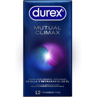 DUREX MUTUAL CLIMAX REGULAR FIT 12 PRESERVATIVOS