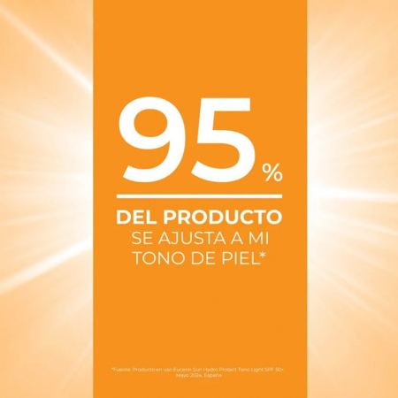 EUCERIN SUN HYDRO PROTECT SPF50+ ULTRA LIGHT CON COLOR MEDIO FLUIDO 50 ML