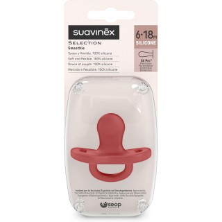 SUAVINEX SELECTION CHUPETE SMOOTHIE TODO SILICONA +6 MESES
