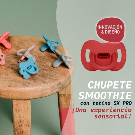 SUAVINEX SELECTION CHUPETE SILICONA SMOOTHIE BUTTERFLY FISIOLOGICO SX PRO 0-6 MESES