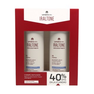 IRALTONE DUPLO CHAMPU DS ANTICASPA 2ª UD 40% 2 X 200ML
