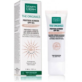 MARTIDERM PROTEOS SCREEN SPF50+ FLUID CREAM CON COLOR 40 ML