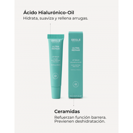 SEGLE ULTRA REPAIR LIP BALM VOLUME & FILLER CENTELLA PEACH 10 ML