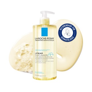 La Roche-Posay Lipikar Aceite Lavante AP+ relipidante recomendado por dermatólogos en formato 1 L