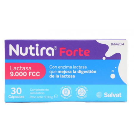 NUTIRA FORTE LACTASA 9000 UI 30 CAPSULAS