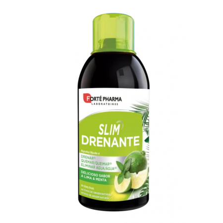 TURBOSLIM DRENANTE SABOR A LIMA & MENTA SOLUCION ORAL 500ML
