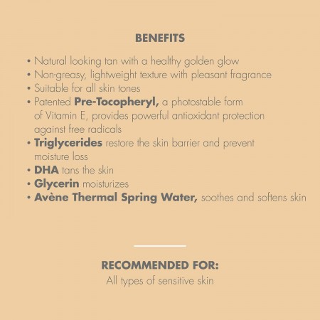 AVENE GEL AUTOBRONCEADOR HIDRATANTE  CARA Y CUERPO 100 ML