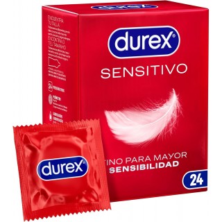 DUREX SENSITIVO SUAVE REGULAR FIT 24 PRESERVATIVOS