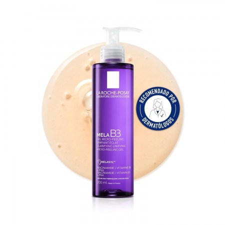 La Roche-Posay Mela B3 gel micropeeling clarificante antimanchas recomendado por dermatólogos