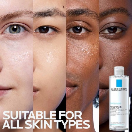 LA ROCHE POSAY TOLERIANE AGUA MICELAR PIEL REACTIVA Y SENSIBLE 400 ML