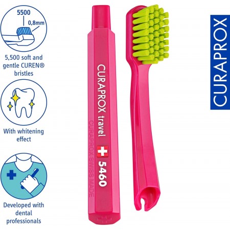 CURAPROX KIT DENTAL DE VIAJE CEPILLO+PASTA+INTERDENTAL COLORES