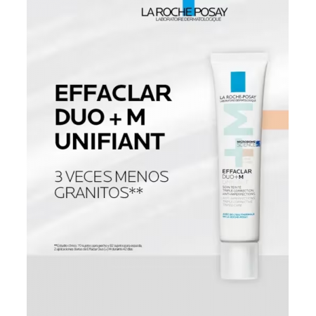 LA ROCHE POSAY EFFACLAR DUO (+) UNIFIANT CON COLOR TONO INTERMEDIO FLUIDO 40 ML