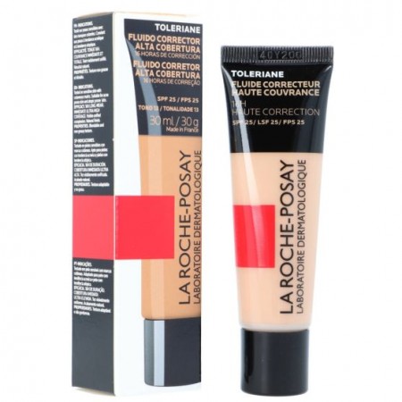 LA ROCHE POSAY TOLERIANE MAQUILLAJE FLUIDO CORRECTOR SPF25 ALTA COBERTURA Nº13 30ML