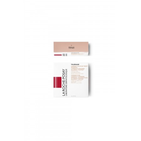 Presentación del empaque y estuche compacto de La Roche-Posay Toleriane Teint Mineral SPF25 Tono 11