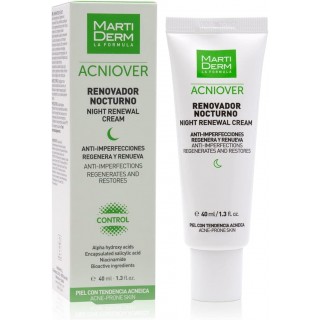 MARTIDERM ACNIOVER RENOVADOR NOCTURNO PIEL ACENICA 40 ML