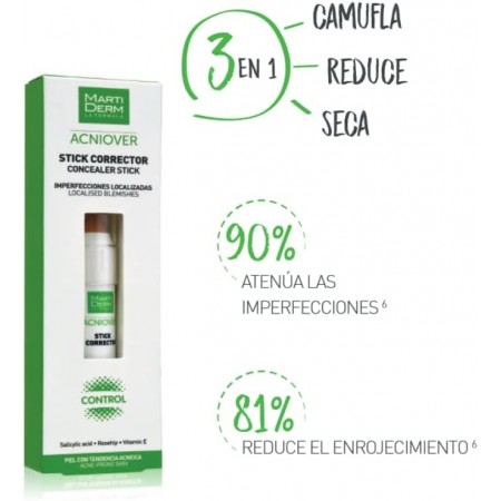 MARTIDERM ACNIOVER STICK CORRECTOR IMPERFECCIONES 15 ML