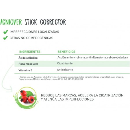 MARTIDERM ACNIOVER STICK CORRECTOR IMPERFECCIONES 15 ML