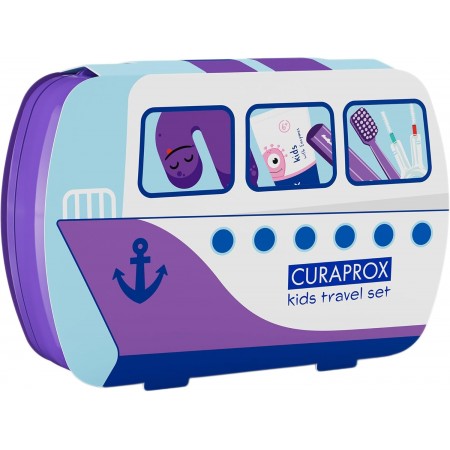 CURAPROX KIT DENTAL INFANTIL 4-12 AÑOS: CEPILLO + PASTA + INTERDENTAL COLORES