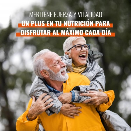 MERITENE FUERZA Y VITALIDAD BATIDOS SABOR FRESA 15 SOBRES 450G