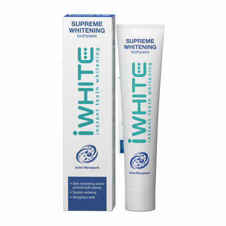 IWHITE DUPLO PASTA DENTAL BLANQUEADORA SUPREMO 2 X 75 ML