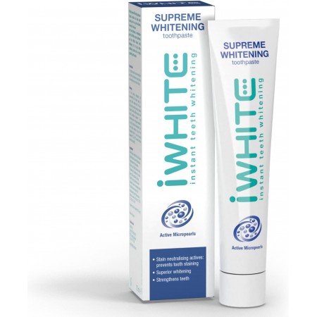 IWHITE DUPLO PASTA DENTAL BLANQUEADORA SUPREMO 2 X 75 ML