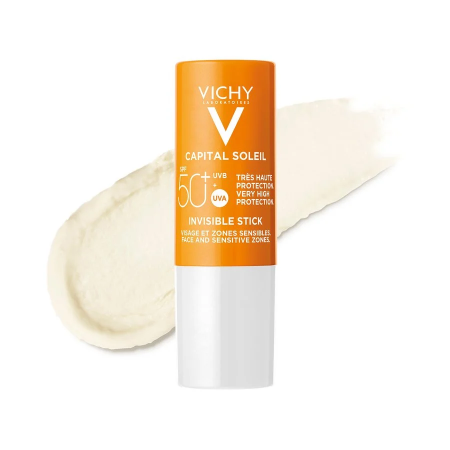 VICHY CAPITAL SOLEIL SPF 50+ STICK INVISIBLE ROSTRO Y ZONAS SENSIBLES 9 G