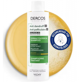 DERCOS CHAMPU DS ANTICASPA SECA 200 ML