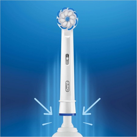 ORAL-B RECAMBIOS CABEZAL CEPILLO ELECTRICO SENSITIVE CLEAN 3 CABEZALES BLANCOS