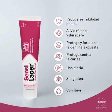 SENSILACER GEL DENTIFRICO 125 ML
