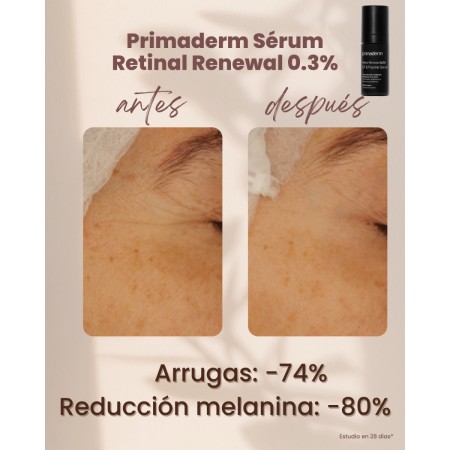 PRIMADERM RETINAL RENEWAL 0.3% GROWTH FACTOR PEPTIDE SERUM 30 ML