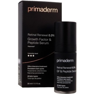 PRIMADERM RETINAL RENEWAL 0.3% GROWTH FACTOR PEPTIDE SERUM 30 ML