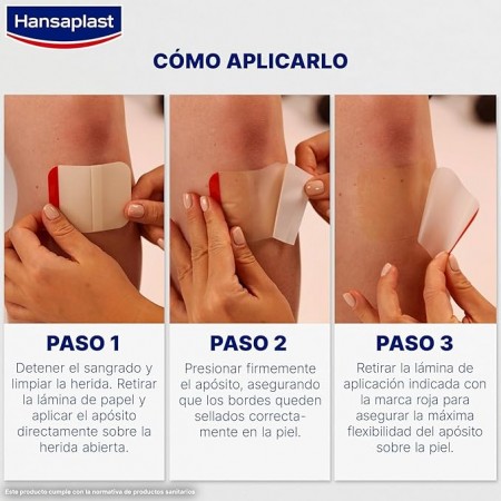 HANSAPLAST SECOND SKIN PROTECTION ULTRAFINO WATER RESIST 73 MM X 36 MM 6 PARCHES