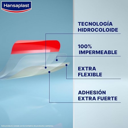 HANSAPLAST SECOND SKIN PROTECTION ULTRAFINO WATER RESIST 73 MM X 36 MM 6 PARCHES