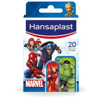 HANSAPLAST MARVEL APOSITO ADHESIVO 2 TAMAÑOS 20 STRIPS