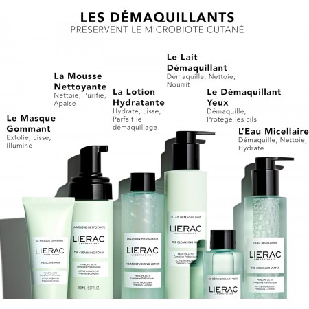 LIERAC AGUA MICELAR DESMAQUILLANTE 400ML