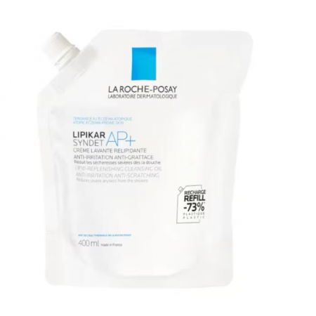 LA ROCHE POSAY LIPIKAR SYNDET AP+ CREMA LAVANTE ECO RECARGA 400 ML