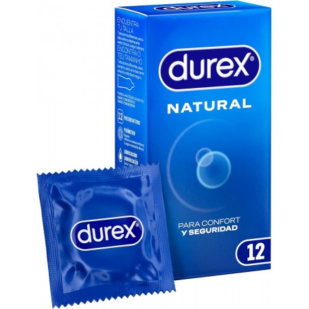 DUREX NATURAL REGULAR FIT 6 PRESERVATIVOS