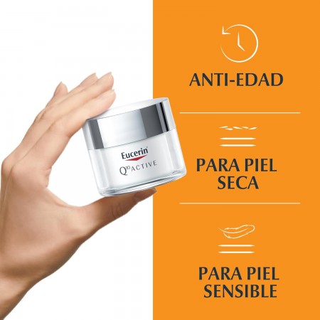 EUCERIN Q10 ACTIVE ANTIARRUGAS PIEL SECA CREMA DE DIA 50ML