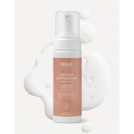SEGLE ESPUMA LIMPIADORA HIDRATANTE Y ANTIPOLUCIÓN ESPUMA 150ML