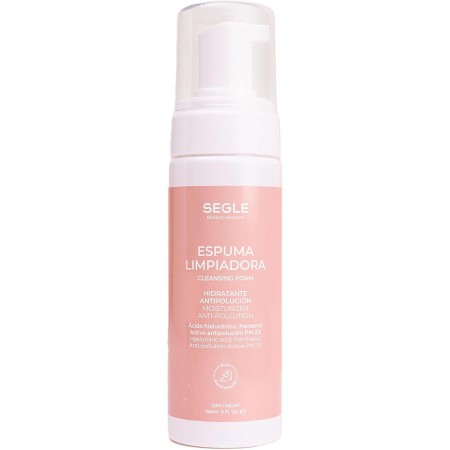 SEGLE ESPUMA LIMPIADORA HIDRATANTE Y ANTIPOLUCIÓN ESPUMA 150ML