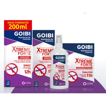 GOIBI XTREME FORTE REPELENTE DE INSECTOS MAXI FORMATO SPRAY 200 ML