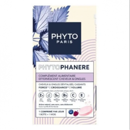 PHYTO PHYTOPHANERE TRATAMIENTO CABELLO Y UÑAS 30 COMPRIMIDOS EFERVESCENTES