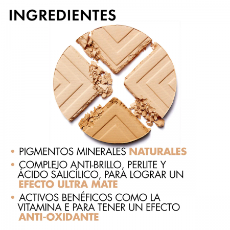 VICHY DERMABLEND COVERMATTE POLVO COMPACTO TONO 55 (POLVO 9.5 G)