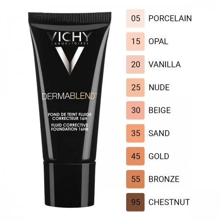 VICHY DERMABLEND FLUIDO CORRECTOR VICHY COSMETIC TONO 5 PORCELAIN SPF 35 30 ML