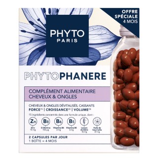 PHYTOPHANERE PACK ANTICAIDA CABELLO Y UÑAS 2 X 120 CÁPSULAS 4 MESES