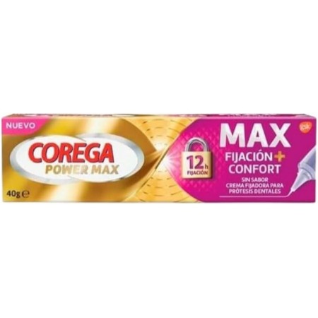 COREGA ADHESIVO SIN SABOR MAX FIJACION + CONFORT 1 TUBO 40 G
