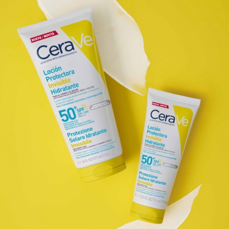 CERAVE LOCIÓN PROTECTORA INVISIBLE HIDRATANTE SPF50+ 75 ML