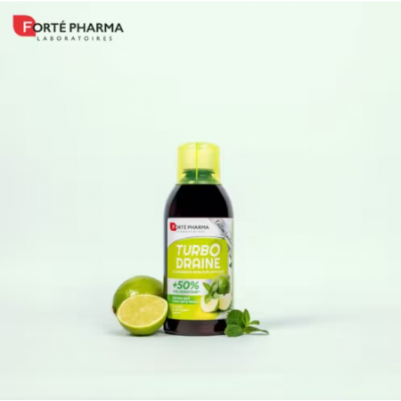 TURBOSLIM DRENANTE SABOR A LIMA & MENTA SOLUCION ORAL 500ML